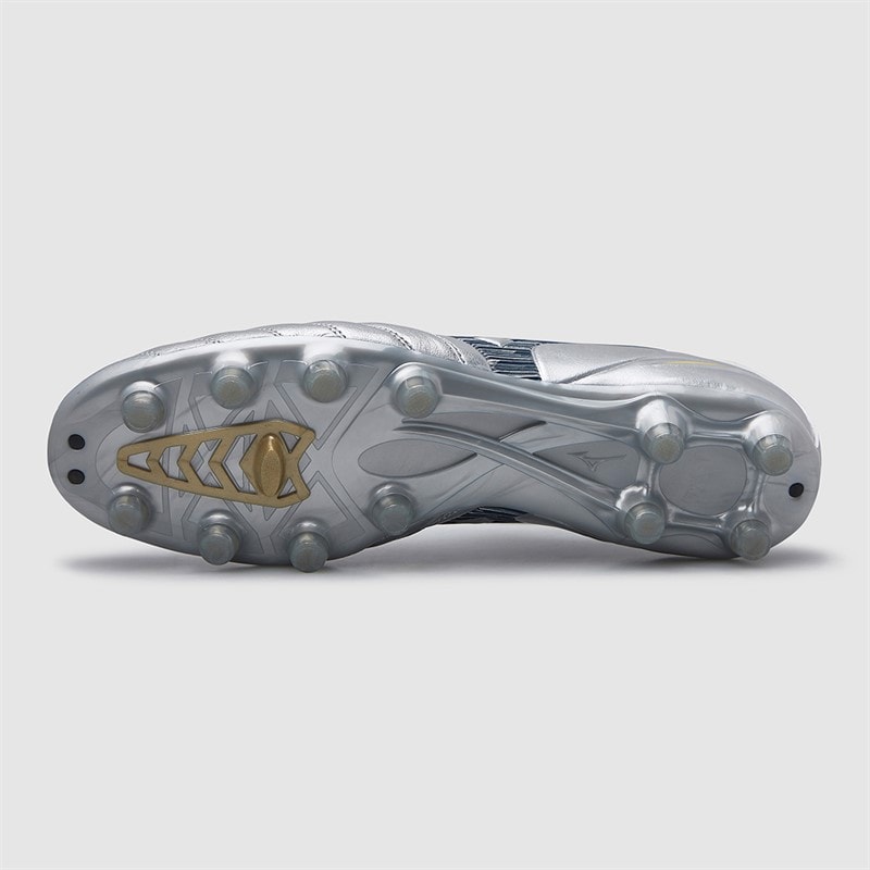 Mizuno Mens Morelia Neo Iv Pro FG Firm Ground Football Boots Galaxy Silver/8605C/Cool Gray3C Galaxysilver/8605C/Cool Gray3C - Image 3