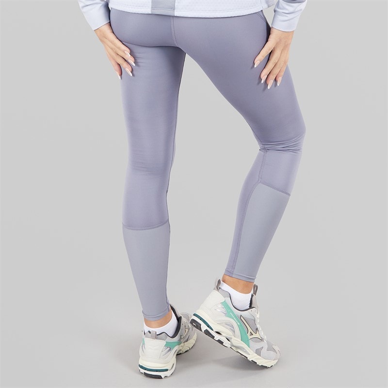 Mizuno Womens Core Impulse Long Running Tight Leggings Quicksilver - Image 2