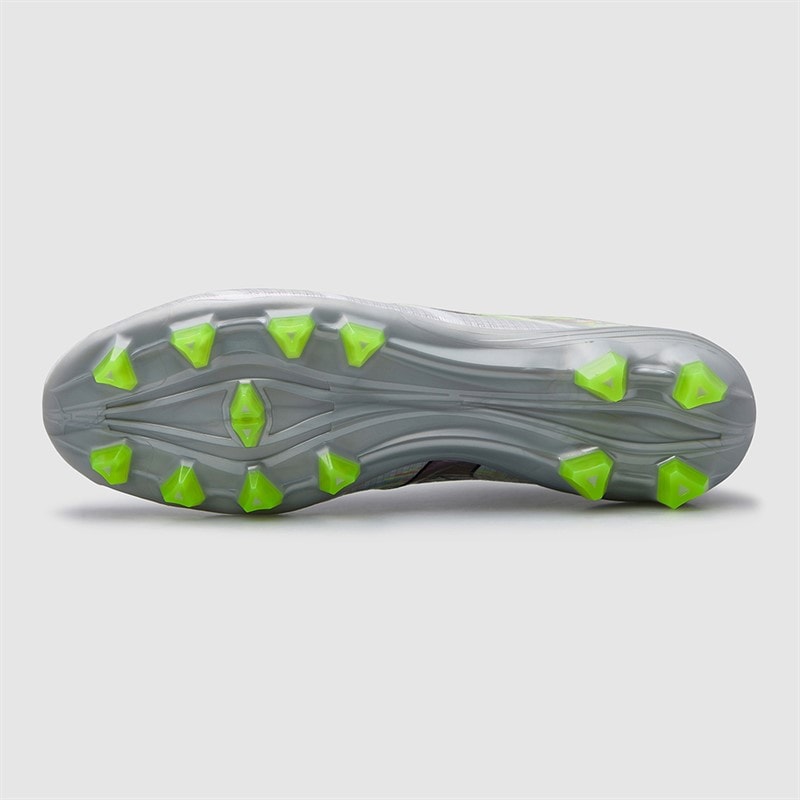 Mizuno Mens Mizuno A II Pro FG Firm Ground Football Boots White/Black Iridescent/Black - Image 3