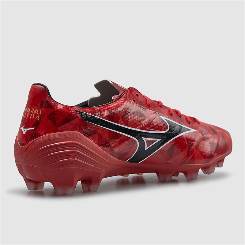 Mizuno Mens Mizuno A II Pro FG Firm Ground Football Boots Morelia 40Th Red/Black/Gold - Image 5