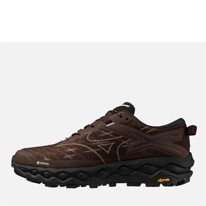 Mizuno Wave Mujin LS GTX Gore-Tex Trainers Mole/Chicory Coffee/Tortoise Shell - Image 1