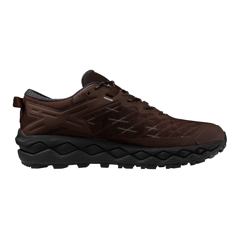 Mizuno Wave Mujin LS GTX Gore-Tex Trainers Mole/Chicory Coffee/Tortoise Shell - Image 5