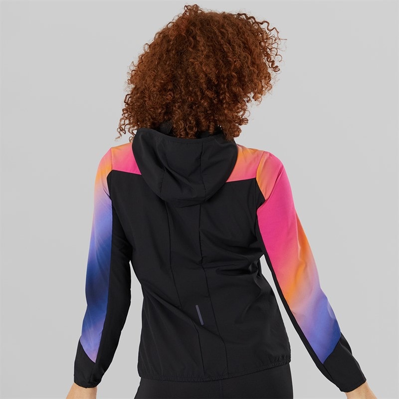 Mizuno Womens Active Alpha Water-Resistant Running Jacket Yuuyake - Image 2