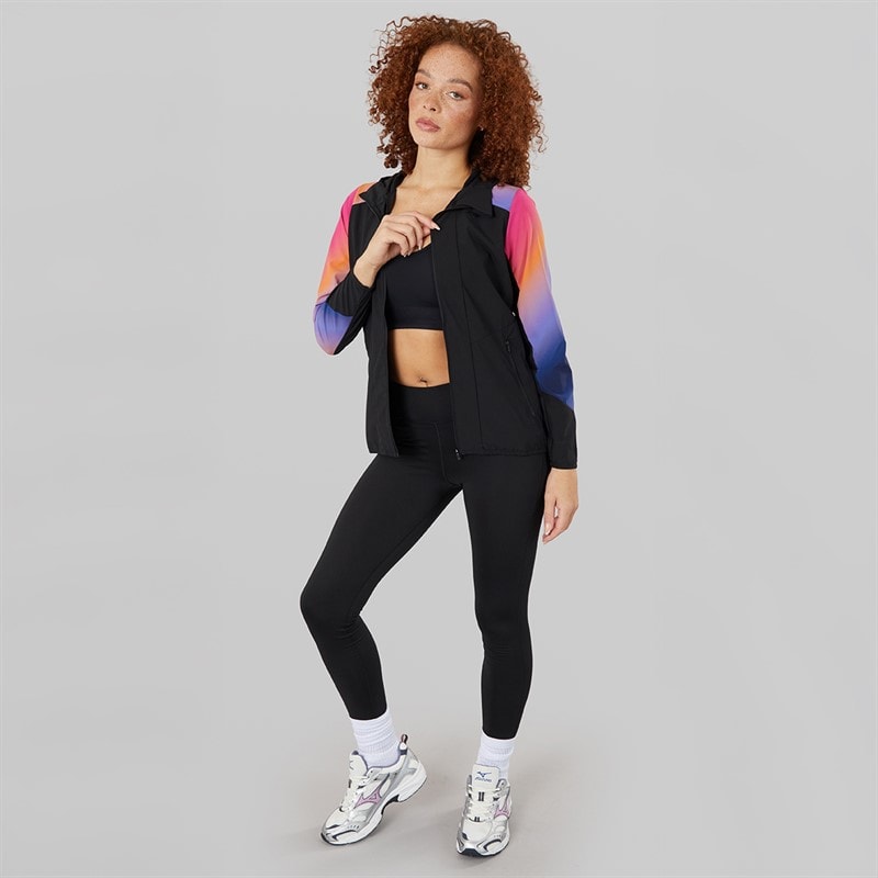 Mizuno Womens Active Alpha Water-Resistant Running Jacket Yuuyake - Image 4