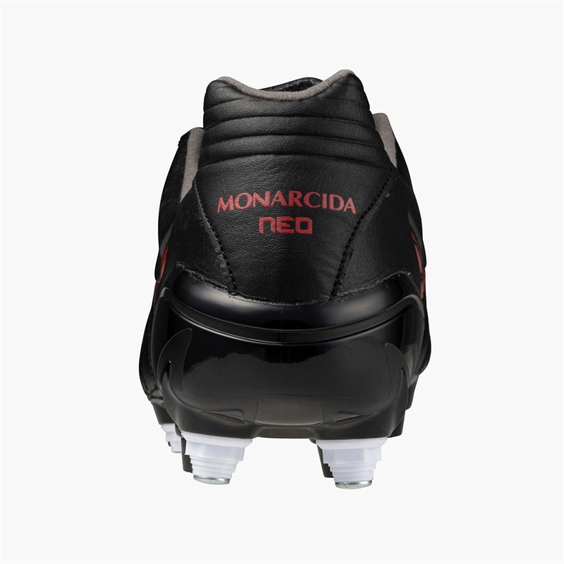 Mizuno Mens Monarcida Neo III Pro Mix SG Soft Ground Football Boots Black/Morelia 40Th Red - Image 3