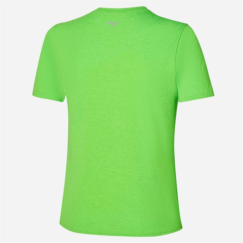 Mizuno Mens Core RB Running Top Green Gecko - Image 2
