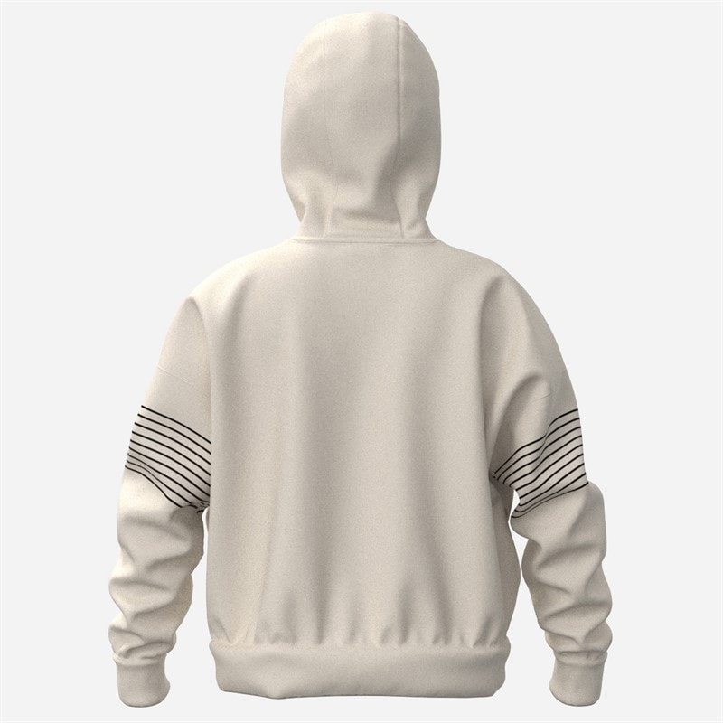 Mizuno Womens Athletics Full Zip Hoodie Pristine - Image 2