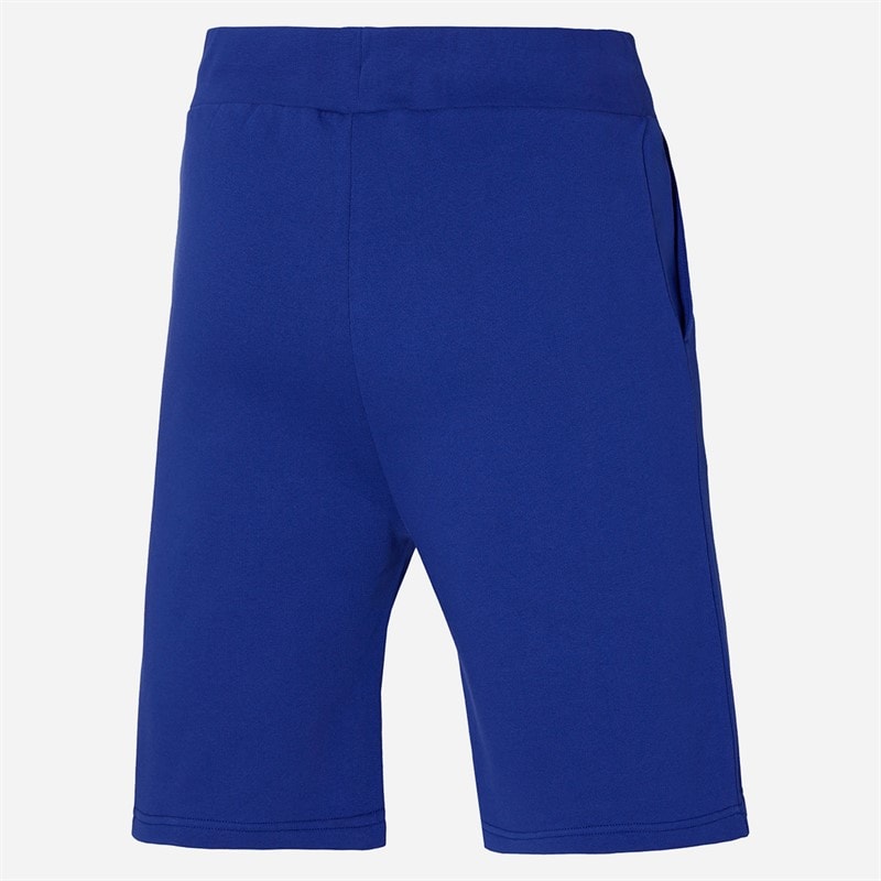 Mizuno Mens Athletics RB Sweat Shorts Bellwether Blue - Image 2