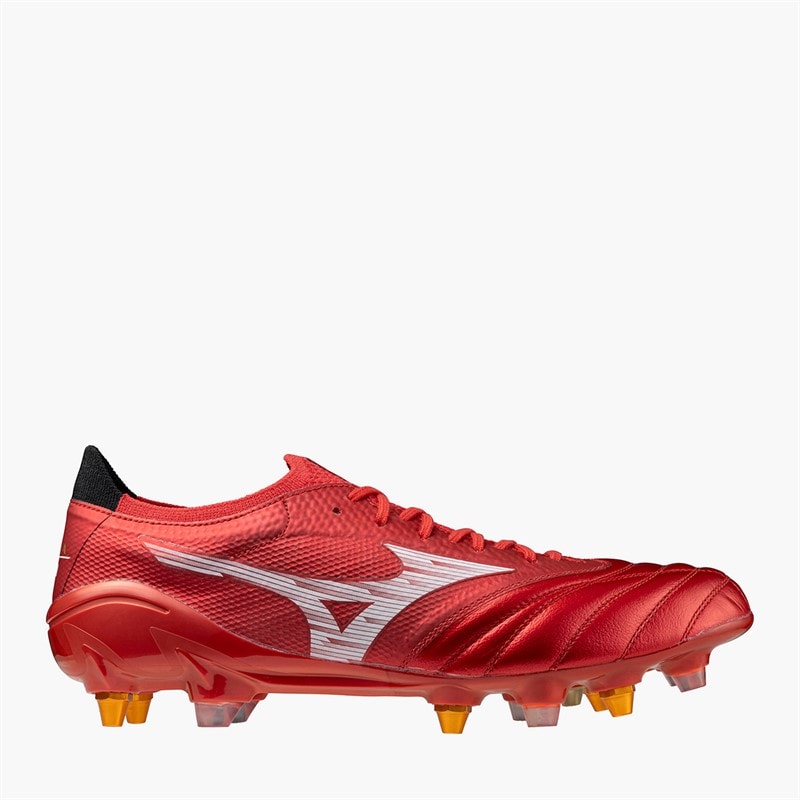 Mizuno Mens Morelia Neo IV Beta Elite IX SG Soft Ground Football Boots Morelia 40Th Red/White/Black - Image 5