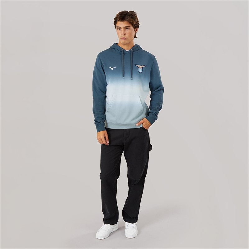 Mizuno Mens S.S. Lazio Overhead Hoodie Dark Slate - Image 4