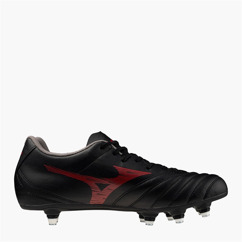 Mizuno Mens Monarcida Neo III Select SG Soft Ground Football Boots Black/Morelia 40Th Red - Image 5
