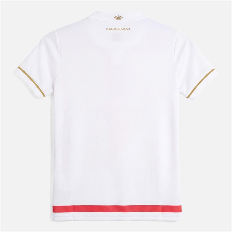 Mizuno Kids AS Monaco 25/26 Home Jersey Tango Red - Image 2