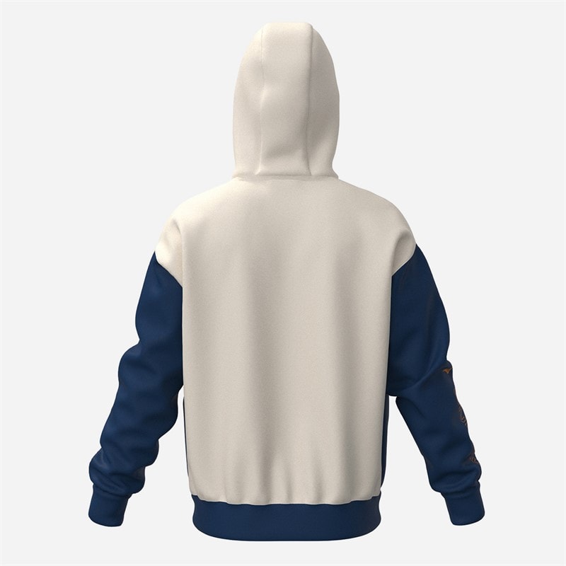Mizuno Mens Athletics Full Zip Hoodie Pristine - Image 2