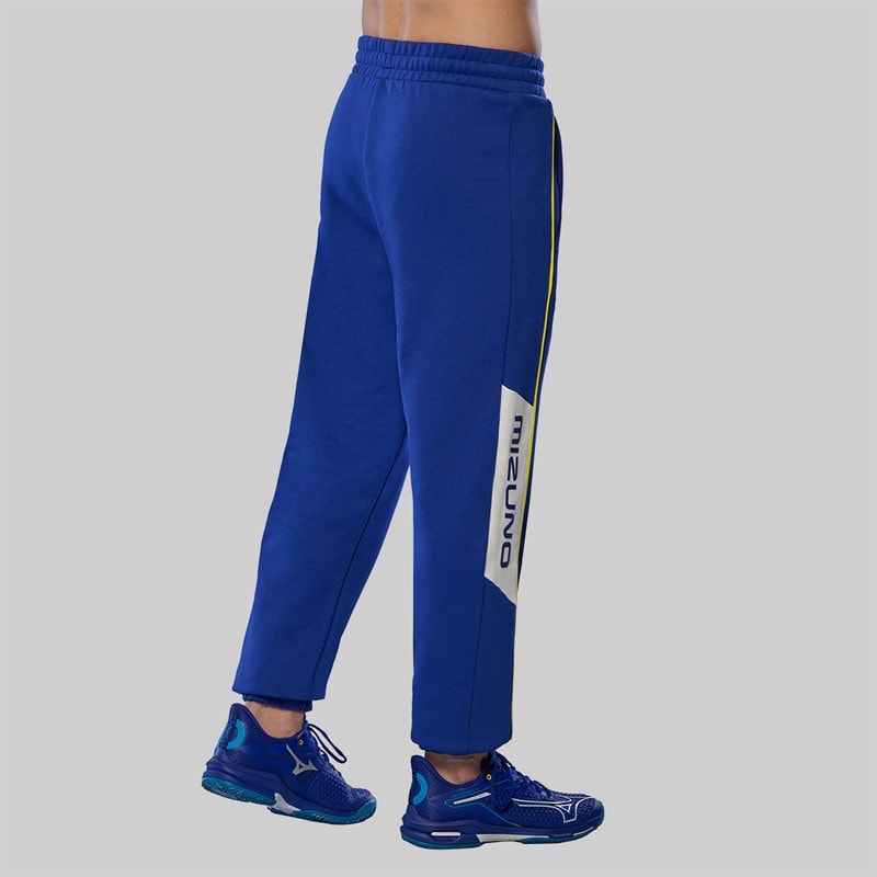 Mizuno Mens Athletics Sweat Pants Bellwether Blue - Image 2