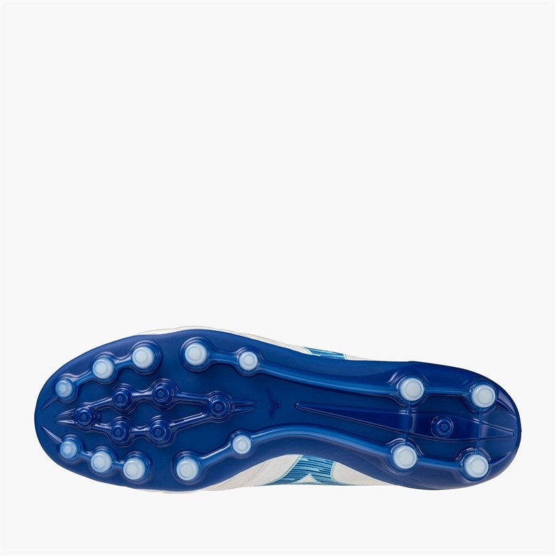 Mizuno Mens Morelia Neo IV Beta Elite AG Artificial Ground Football Boots White/Tanager Turquoise/Pink Tetra - Image 2