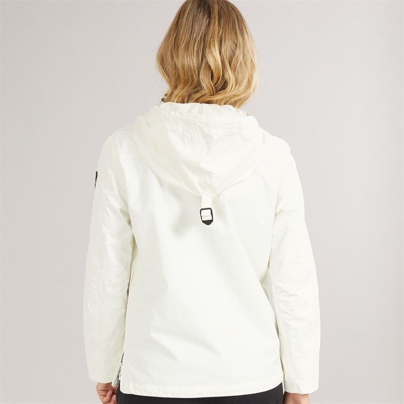Napapijri Womens Rainforest Pocket 3 Waterproof Anorak White Heron - Image 2