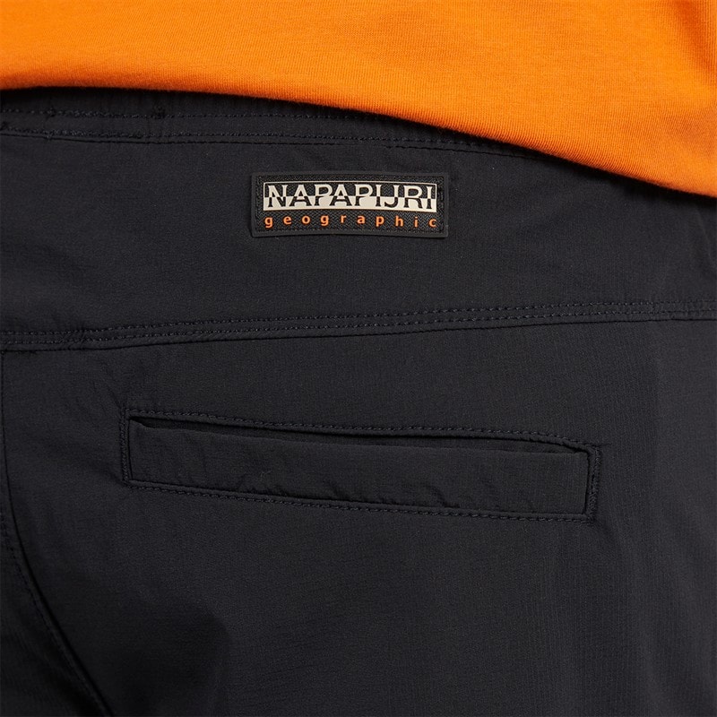 Napapijri Mens Sovana Stretch Poly Cargo Trousers Black Beauty - Image 3