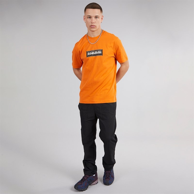 Napapijri Mens Sovana Stretch Poly Cargo Trousers Black Beauty - Image 4