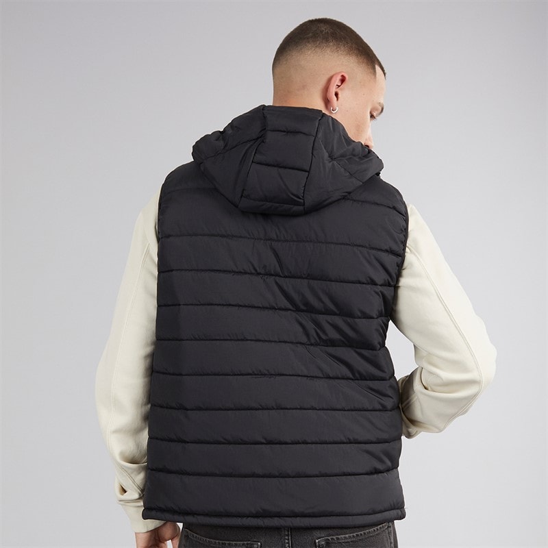 Napapijri Mens Gesar Water-Resistant Windproof Padded Hooded Gilet Black Beauty - Image 2