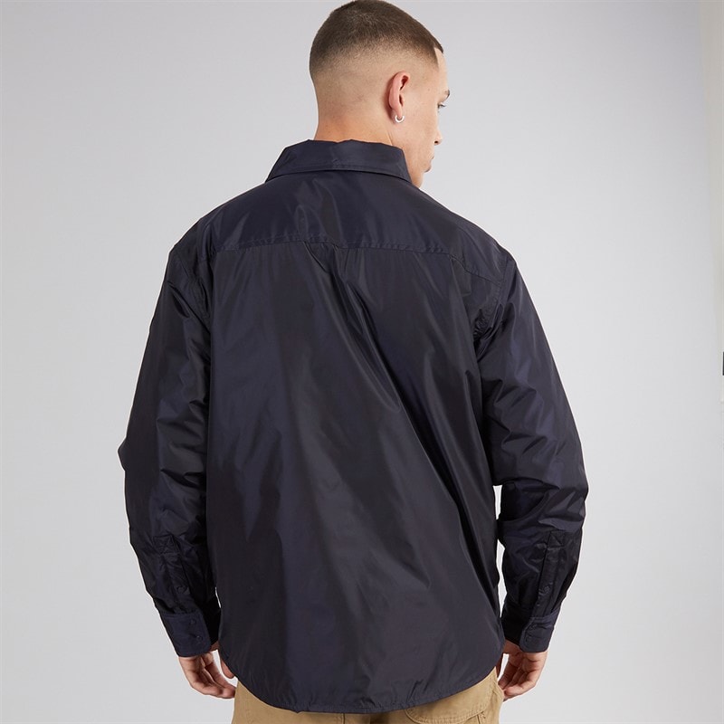 Napapijri Mens Casies Windproof Overshirt Blue Marine - Image 2
