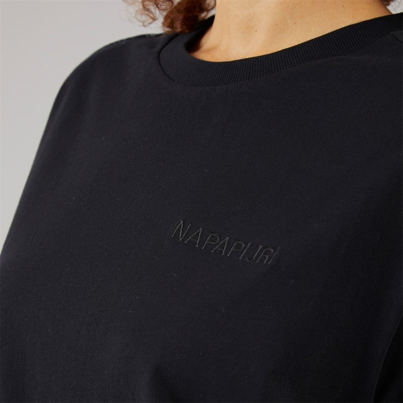 Napapijri Womens Campido T-Shirt Black Beauty - Image 5