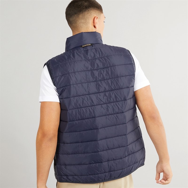Napapijri Mens Acalmar Vest Blue Marine - Image 2