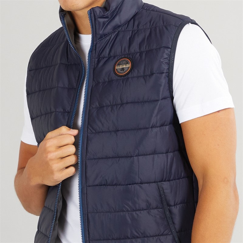Napapijri Mens Acalmar Vest Blue Marine - Image 3