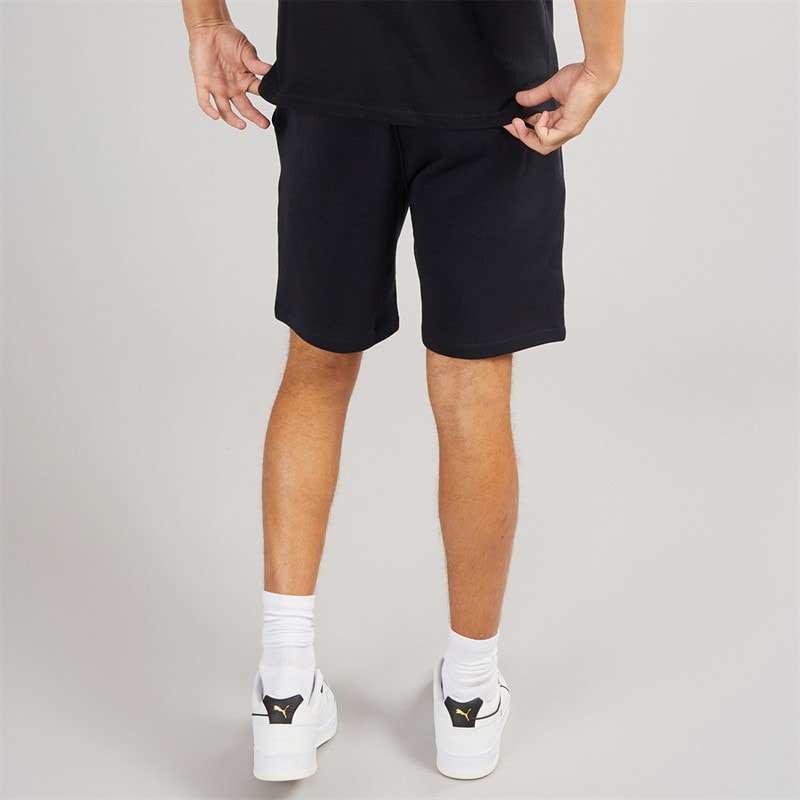 Napapijri Mens Nory Fleece Shorts Black - Image 2