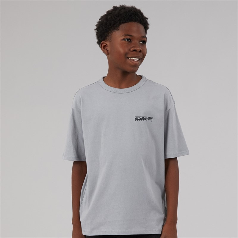 Napapijri Junior Scape T-Shirt Shark Skin - Image 2