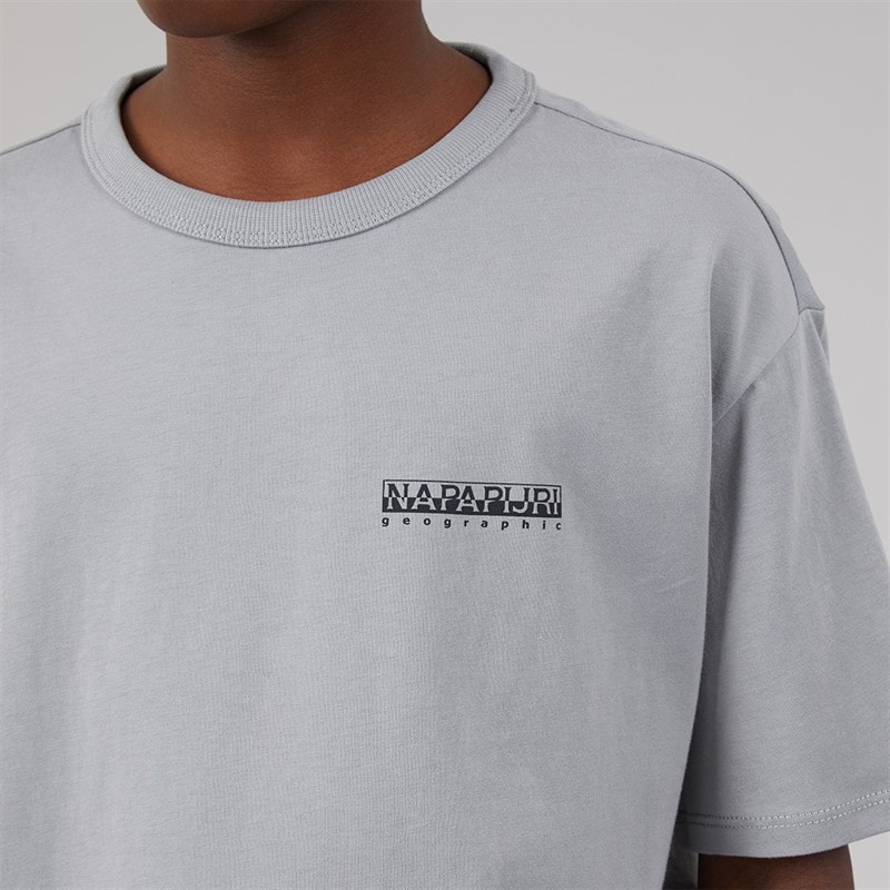 Napapijri Junior Scape T-Shirt Shark Skin - Image 3
