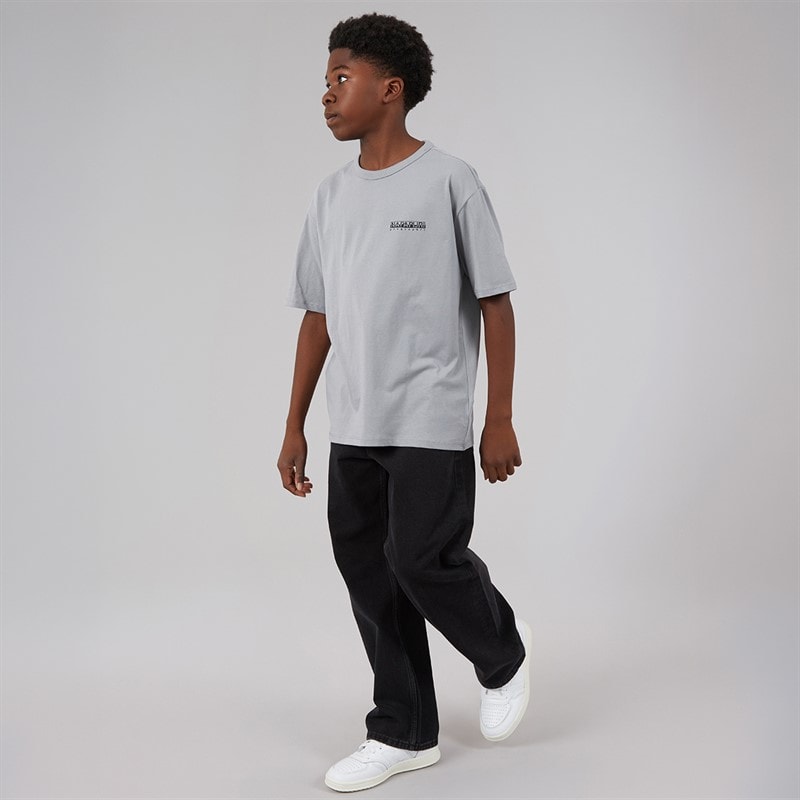 Napapijri Junior Scape T-Shirt Shark Skin - Image 4