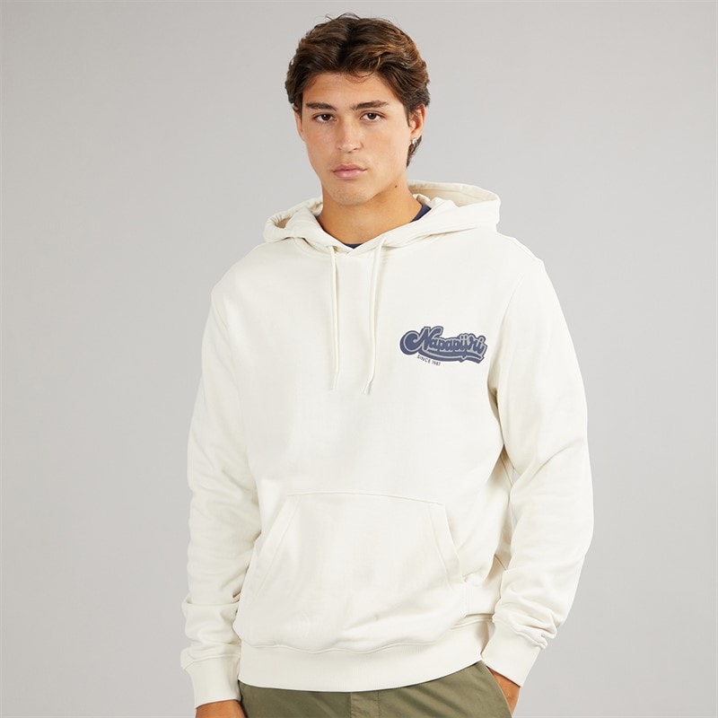 Napapijri Mens Zinc Hoodie White Whisper - Image 2