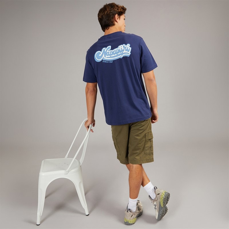 Napapijri Mens Zinc T-Shirt Naval Acade - Image 4