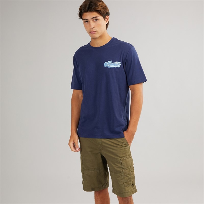 Napapijri Mens Zinc T-Shirt Naval Acade - Image 5