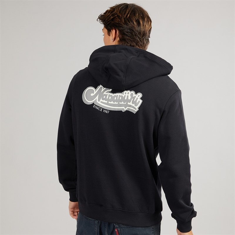 Napapijri Mens Zinc Hoodie Black Beauty - Image 3