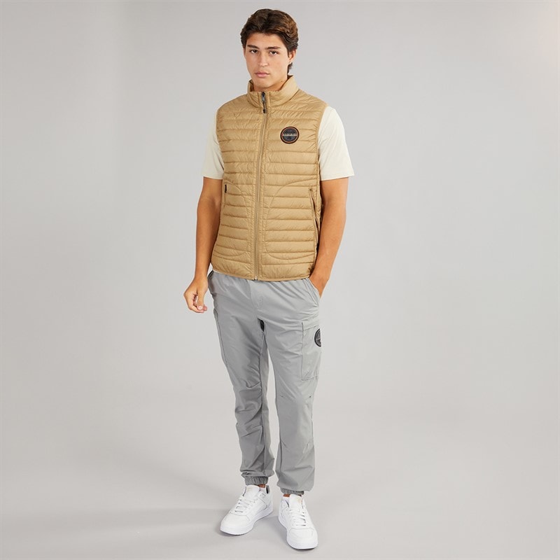 Napapijri Mens Amiata Vest Gilet Kelp - Image 4