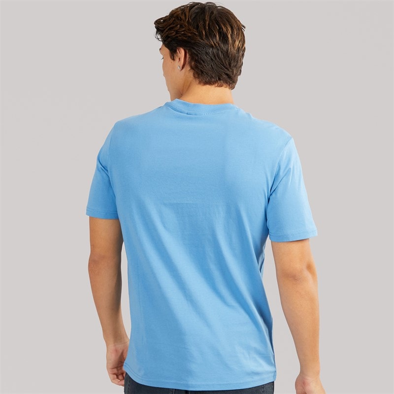 Napapijri Mens Small Box T-Shirt Blue Jasper - Image 2