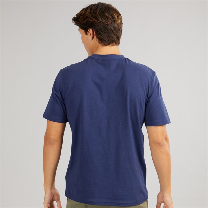 Napapijri Mens Phos T-Shirt Naval Acade - Image 2