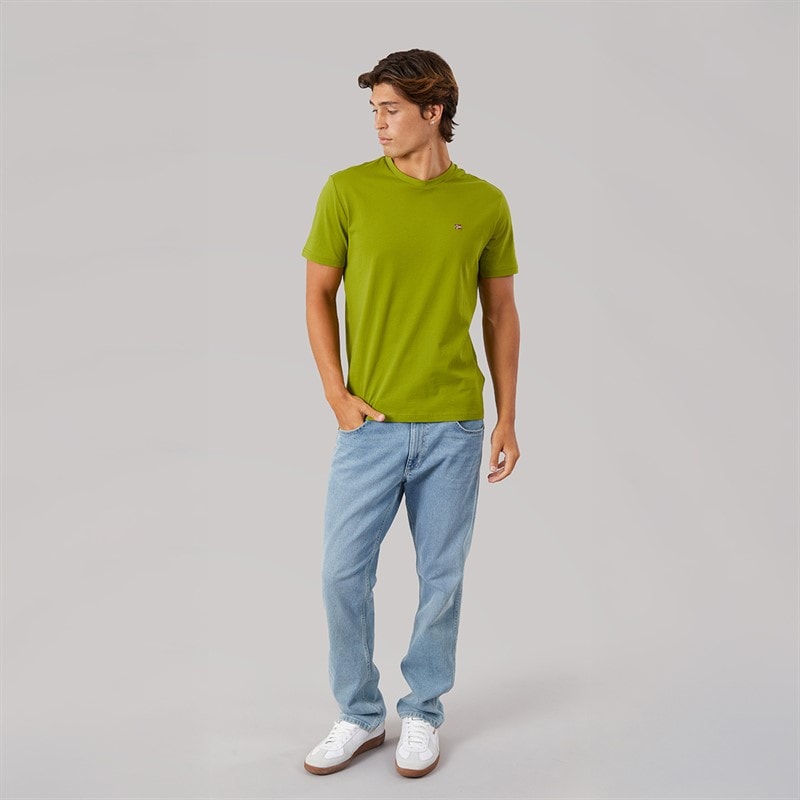 Napapijri Mens Salis T-Shirt Golden - Image 4