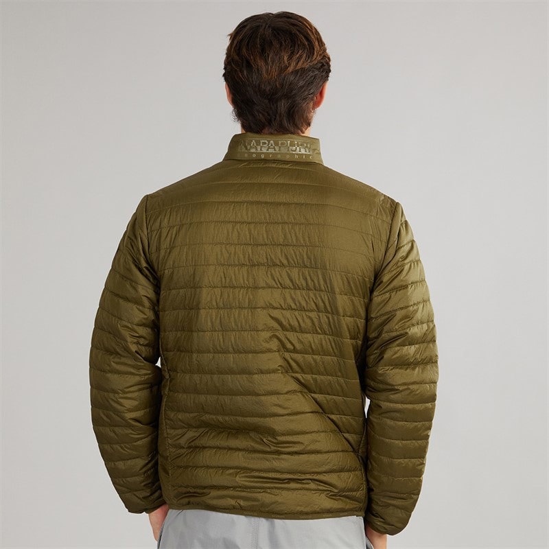 Napapijri Mens Amiata Padded Jacket Dark Olive - Image 2