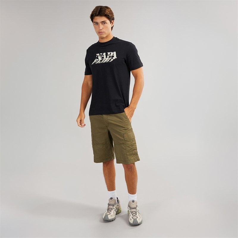 Napapijri Mens Lodestar T-Shirt Black Beauty - Image 4