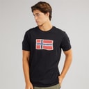 Napapijri Mens Mahsa T-Shirt Black Beauty