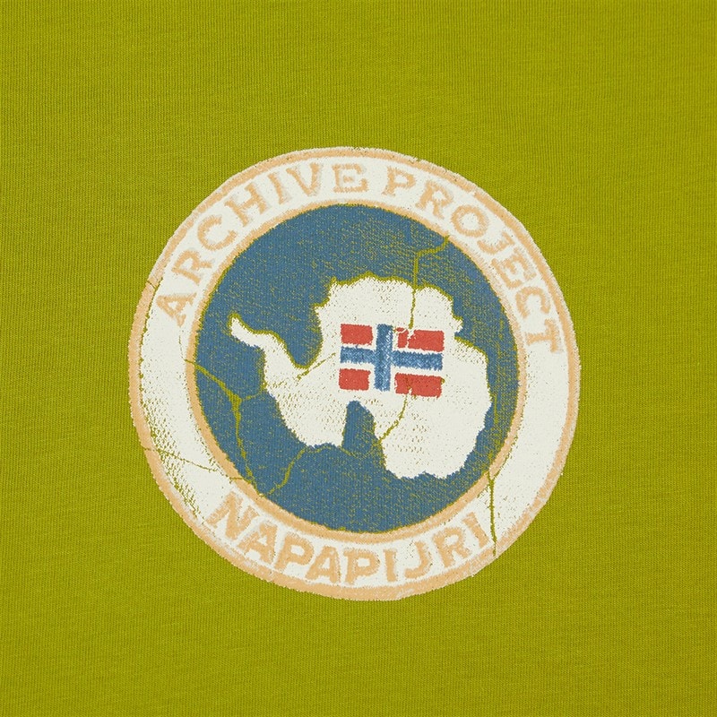 Napapijri Mens Phos T-Shirt Golden - Image 3