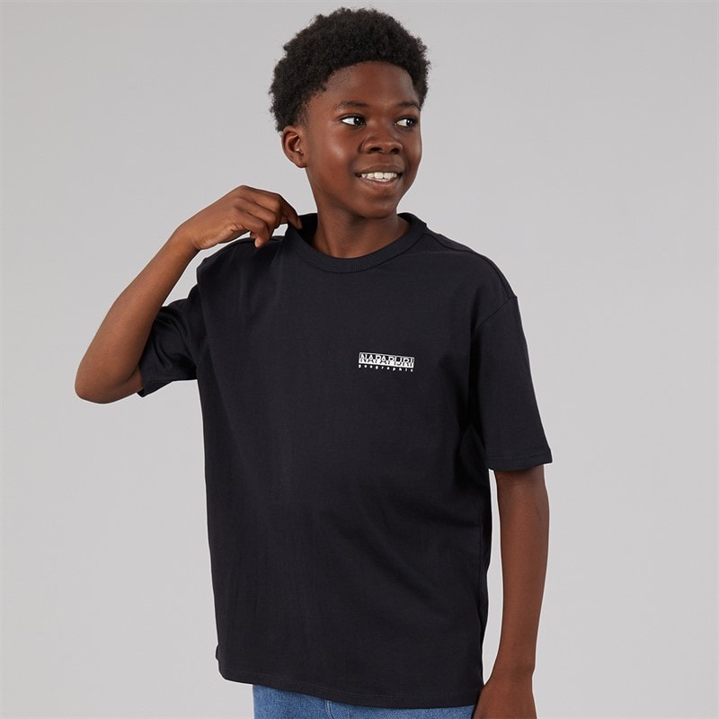 Napapijri Junior Scape T-Shirt Black Beauty - Image 2