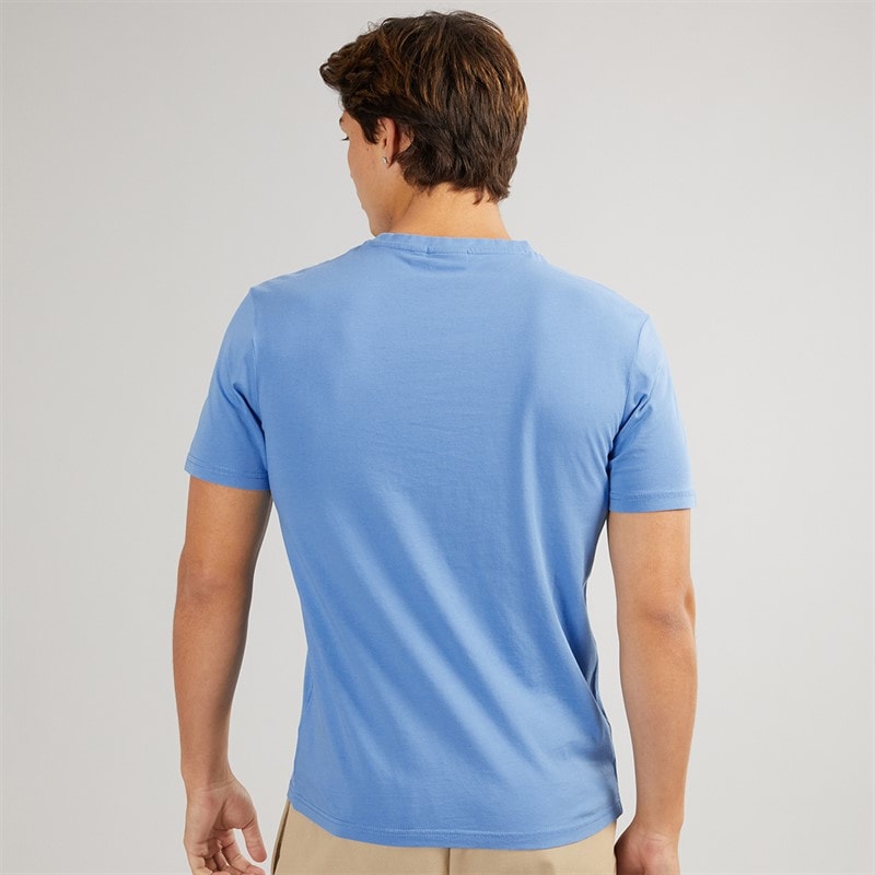 Napapijri Mens Salis T-Shirt Blue Jasper - Image 2