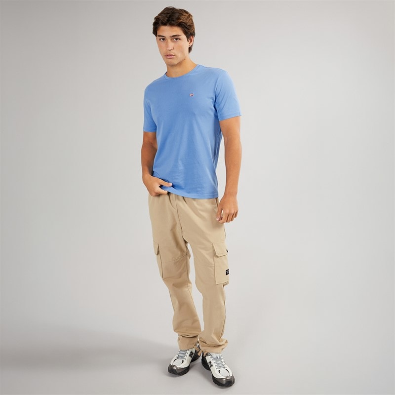 Napapijri Mens Salis T-Shirt Blue Jasper - Image 4