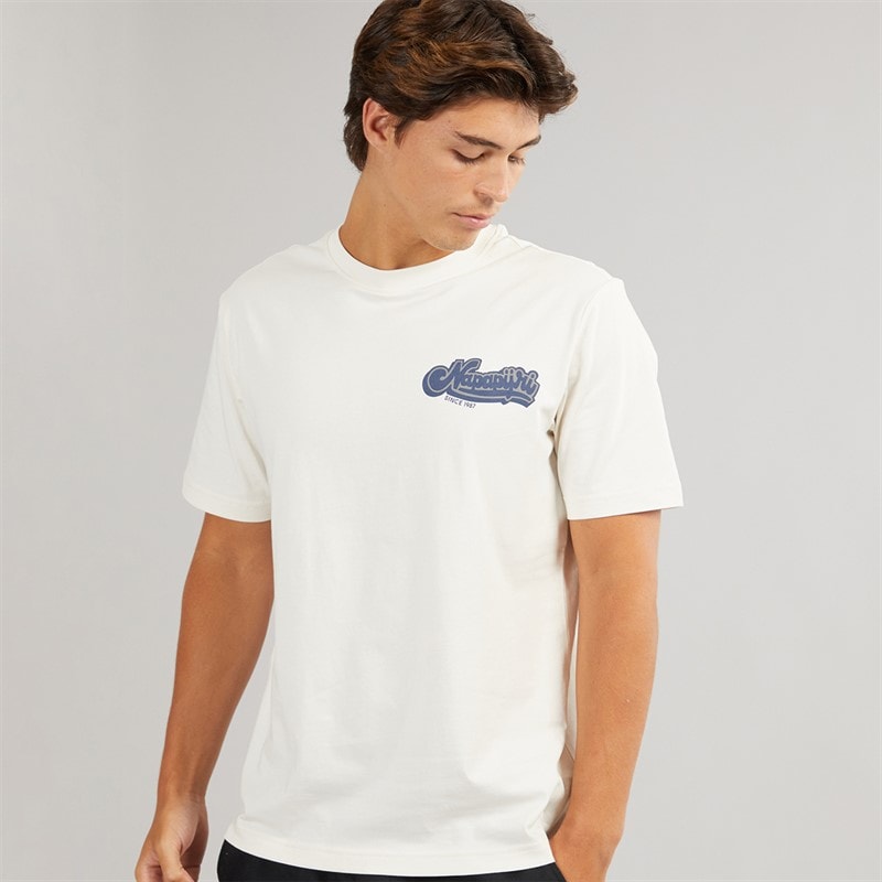 Napapijri Mens Zinc T-Shirt White Whisper - Image 2