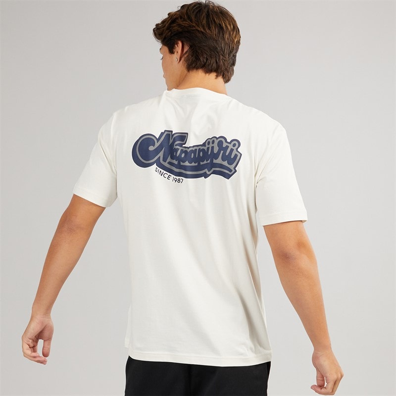 Napapijri Mens Zinc T-Shirt White Whisper - Image 3