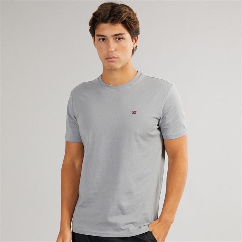 Napapijri Mens Salis T-Shirt Shark Skin - Image 1
