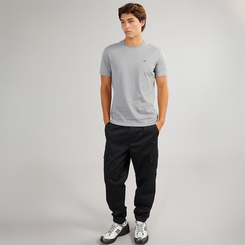 Napapijri Mens Salis T-Shirt Shark Skin - Image 3